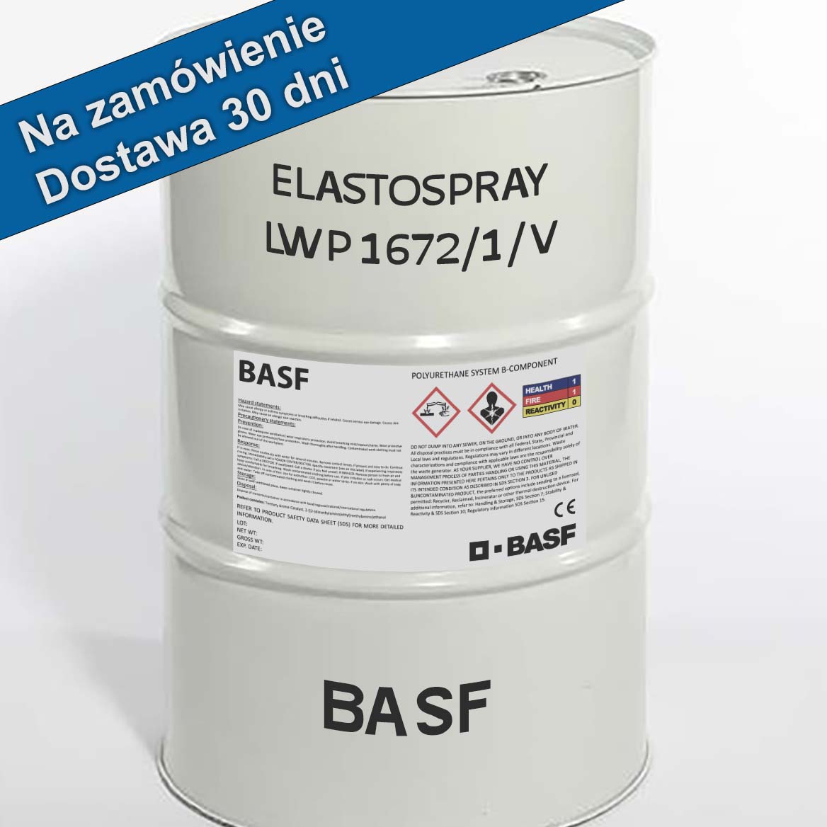 ELASTOSPRAY LWP 1672/1/V +10°C - 35kg/m3 Z-K 9-11m3 EU 230kg ELASTOSPRAY LWP 1672/1/V +10°C - 35kg/m3 Z-K 9-11m3 EU 230kg